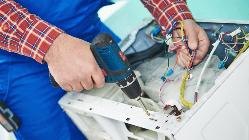 Bahçelievler Fagor Fagor çamaşır makinesi kart tamiri – Su almama arızası orijinal parça ile giderildi. - Teknik servis örneği